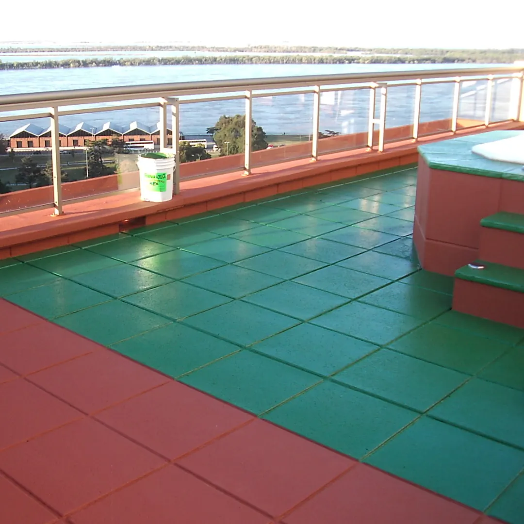 IMPERMEABILIZACION TOTAL SOBRE BALDOSAS EN AZOTEA DE EDIFICIO