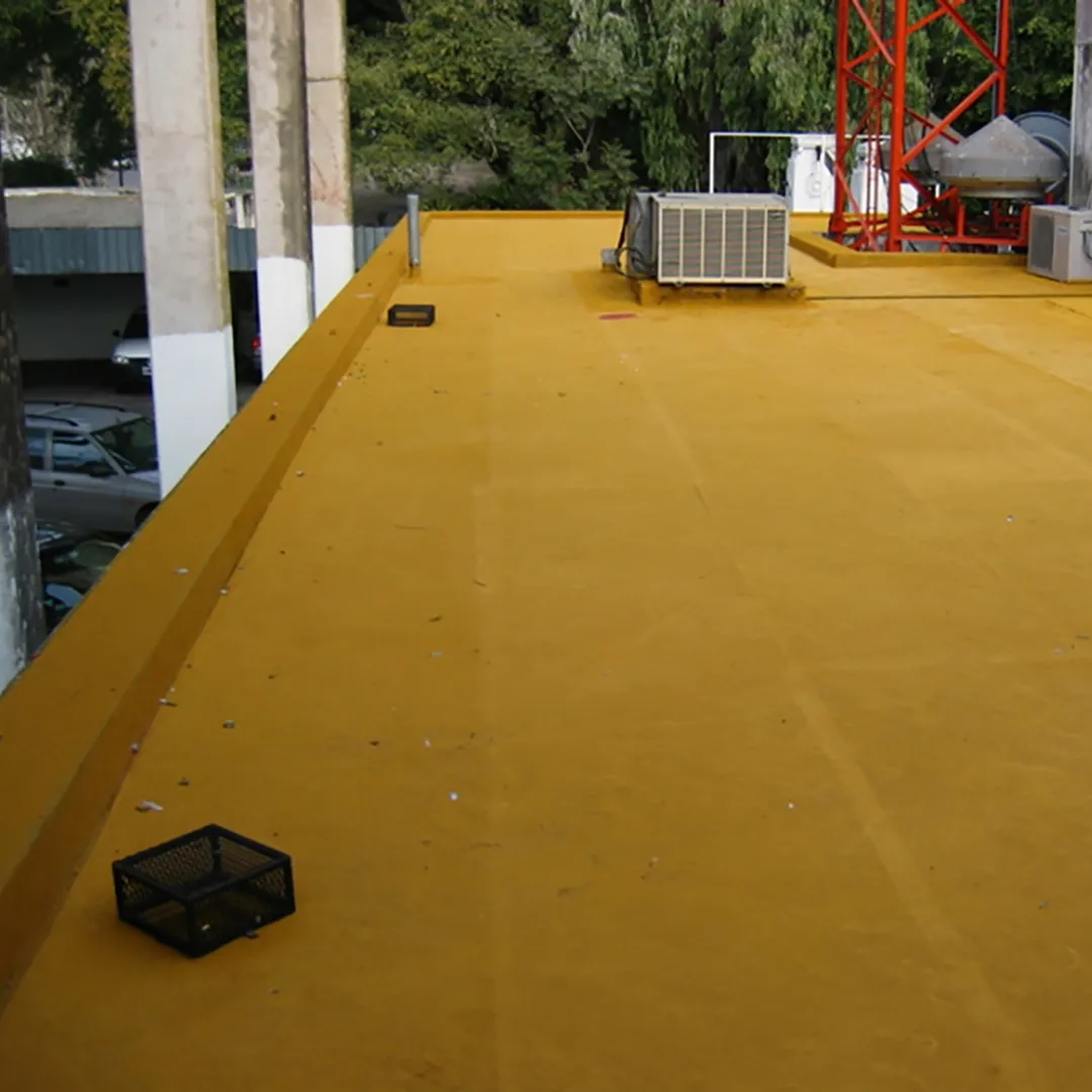 IMPERMEABILIZACION ACRILICA POLIURETANICA CON MALLA DE VIDRIO